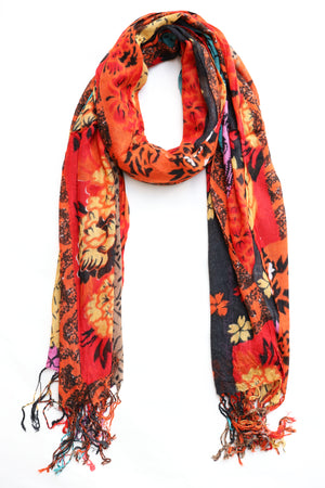 Open image in slideshow, Abstract Cotton Scarf

