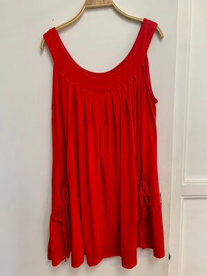 Open image in slideshow, Pleated Tank Top
